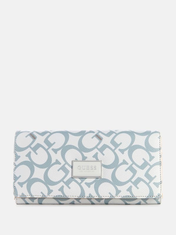 White sales guess wallet