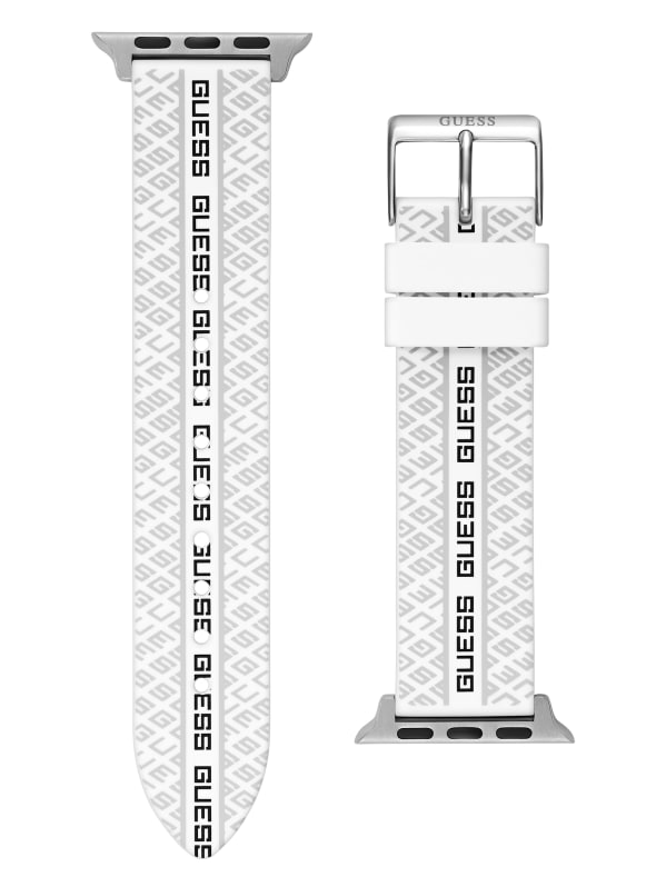 Guess white hotsell silicone watch