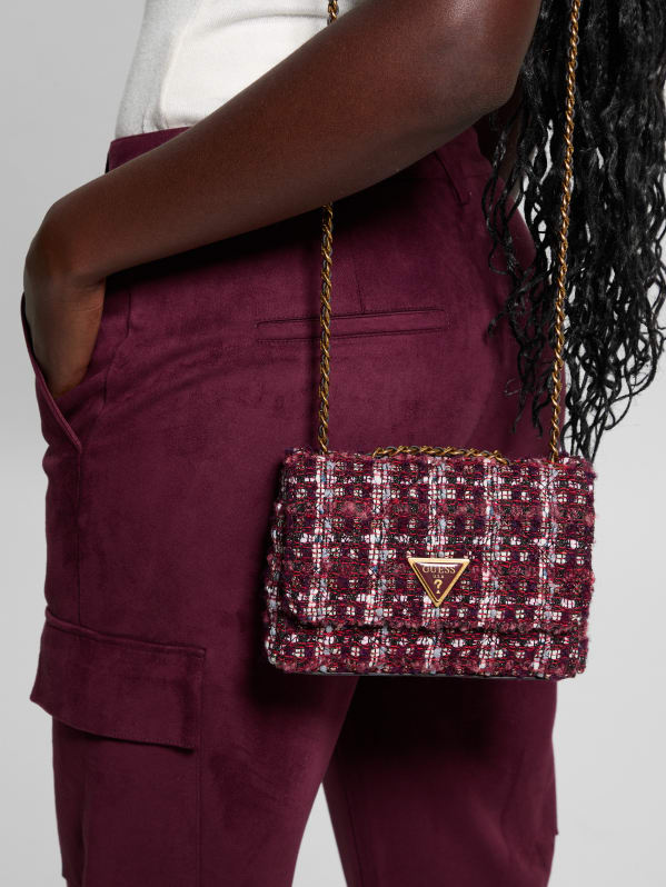 Guess violet convertible crossbody belt bag outlet