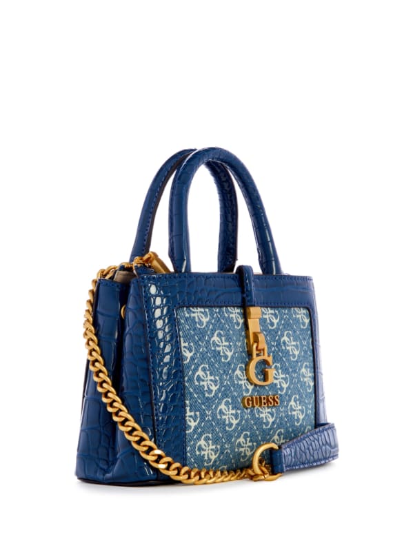 Guess denim purse shop