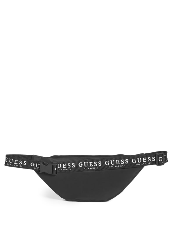 Black guess fanny pack discount