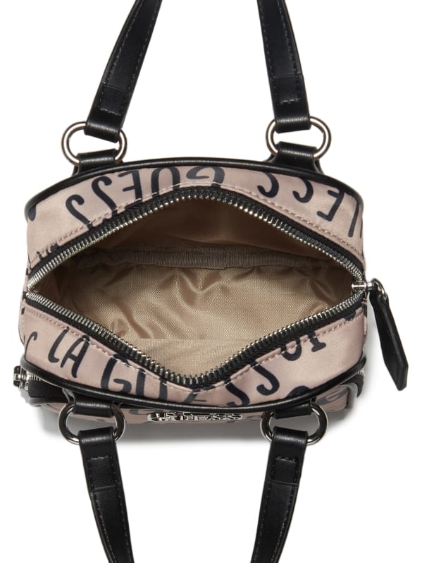 GUESS USA logo-embossed faux-leather Crossbody Bag - Farfetch