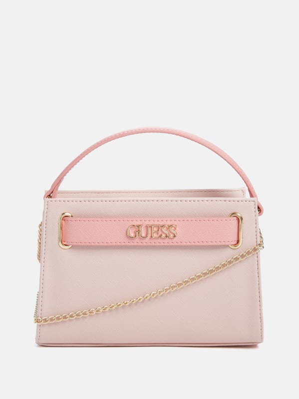Guess satchel pink outlet