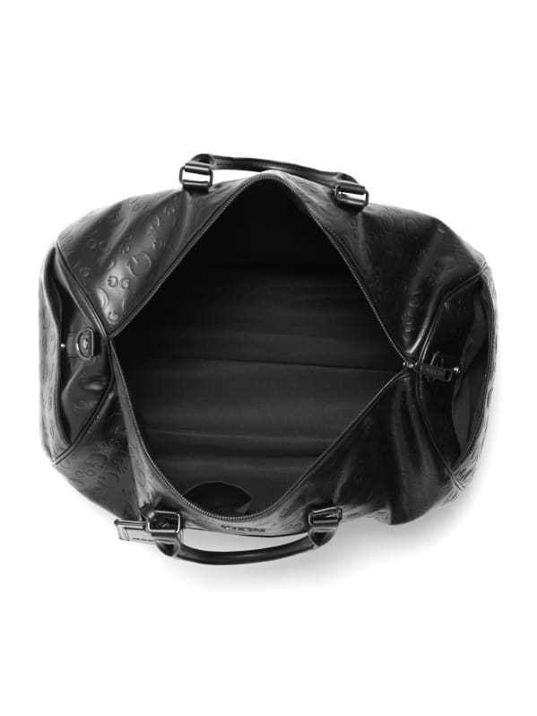 Guess factory women's logo duffle bag discount