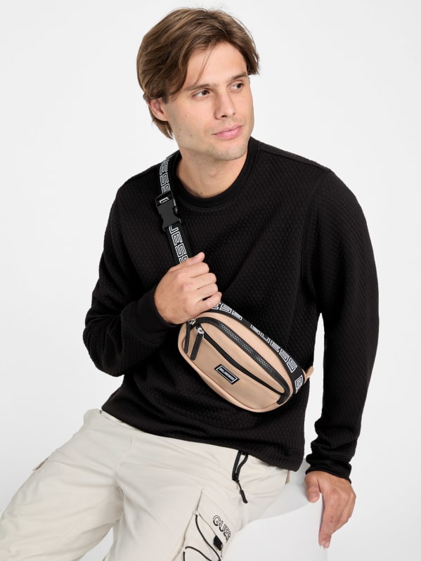 Factory Nylon Logo tape Fanny Pack