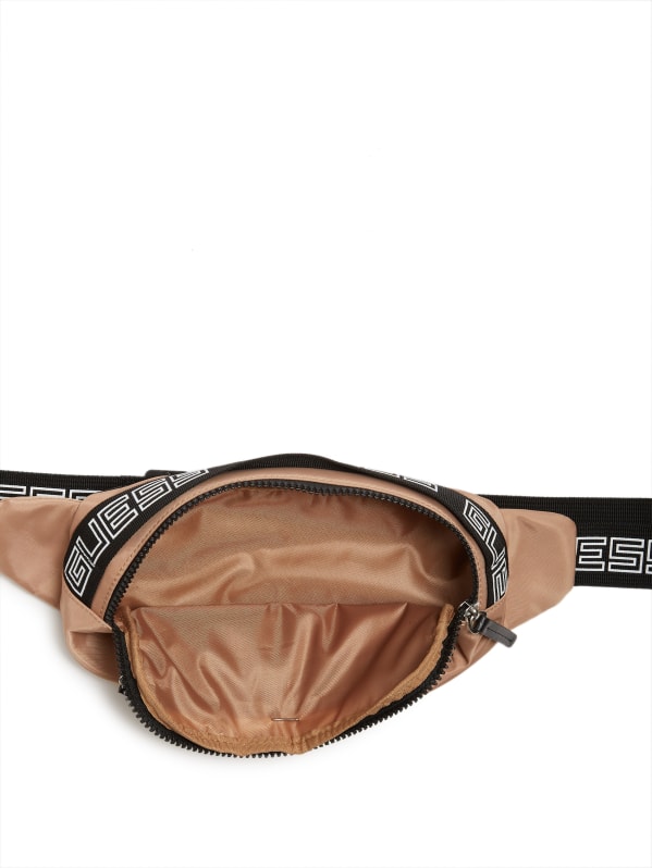 Sac banane en nylon a bande logo