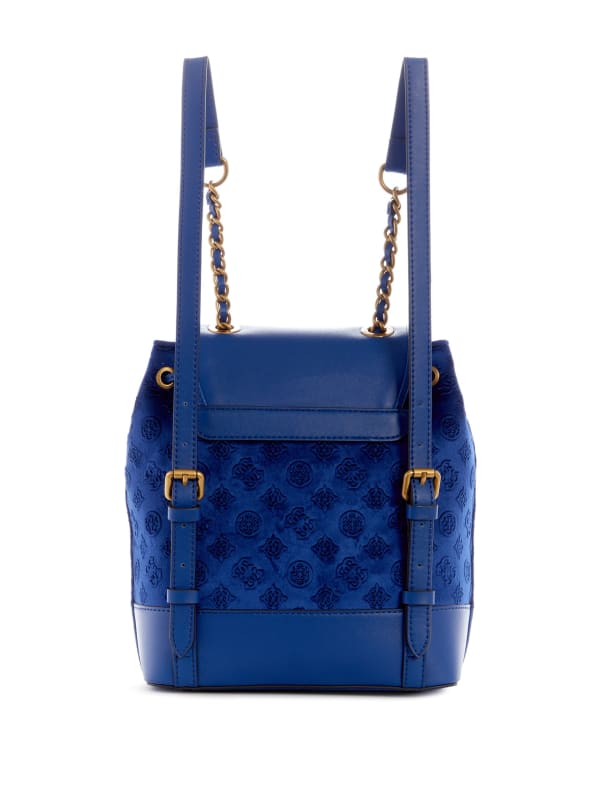Guess blue hot sale backpack