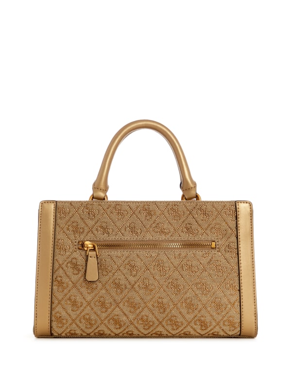 Guess Handbag Dili female beige logo print size One Size