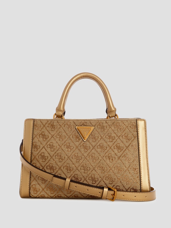 Guess Handbag Dili female beige logo print size One Size