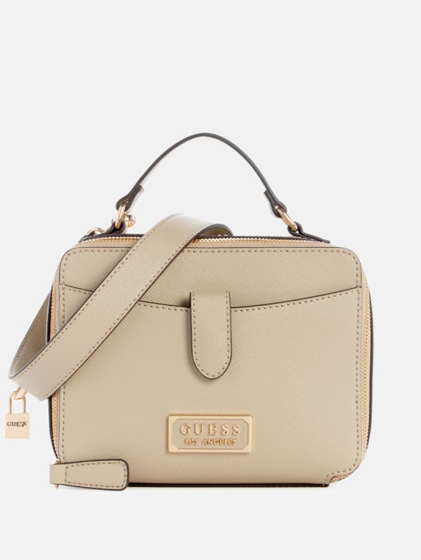 Guess tan handbag hotsell
