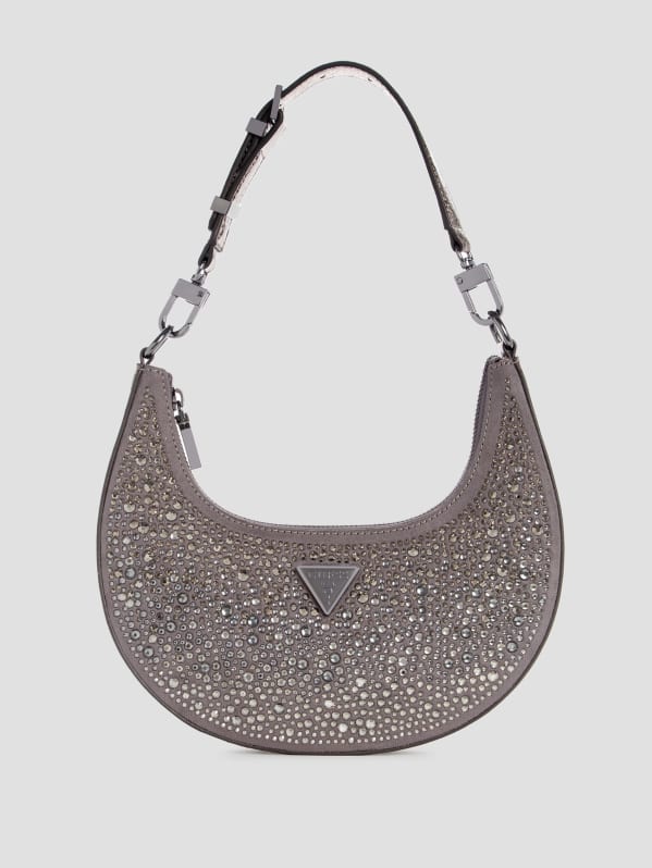Lua Rhinestone Shoulder Bag GUESS Canada