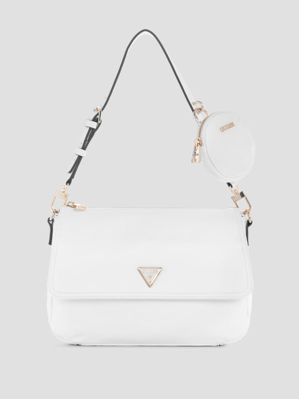 Guess white shoulder bag top