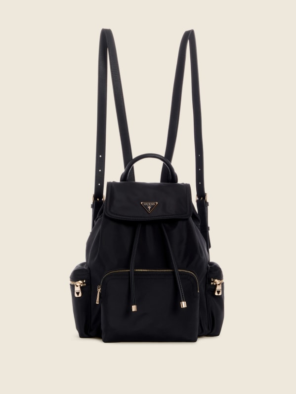 Black backpack guess best sale