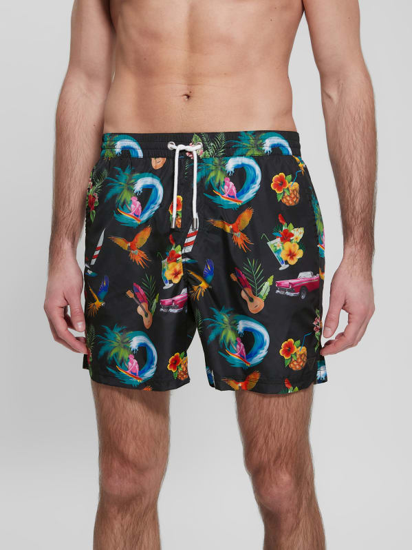 Guess swim trunks store