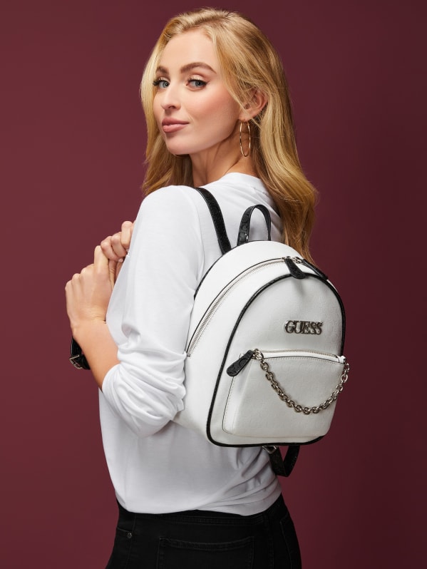 White guess backpack sale