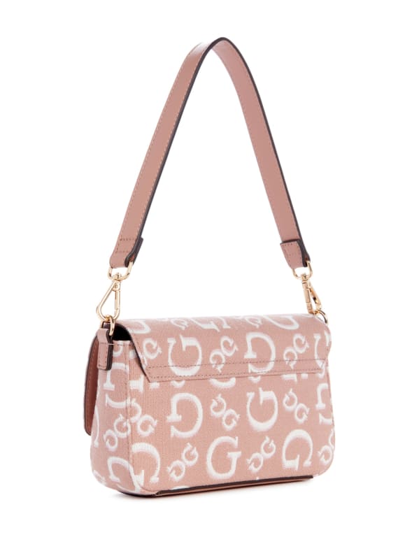 Guess pink shoulder bag clearance