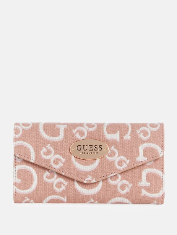 Guess pink clutch outlet