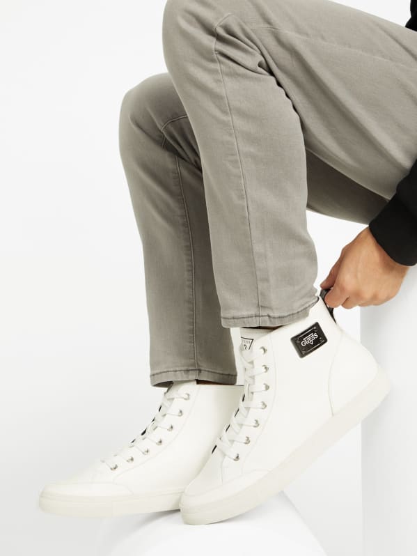 Guess mens deals high top sneakers