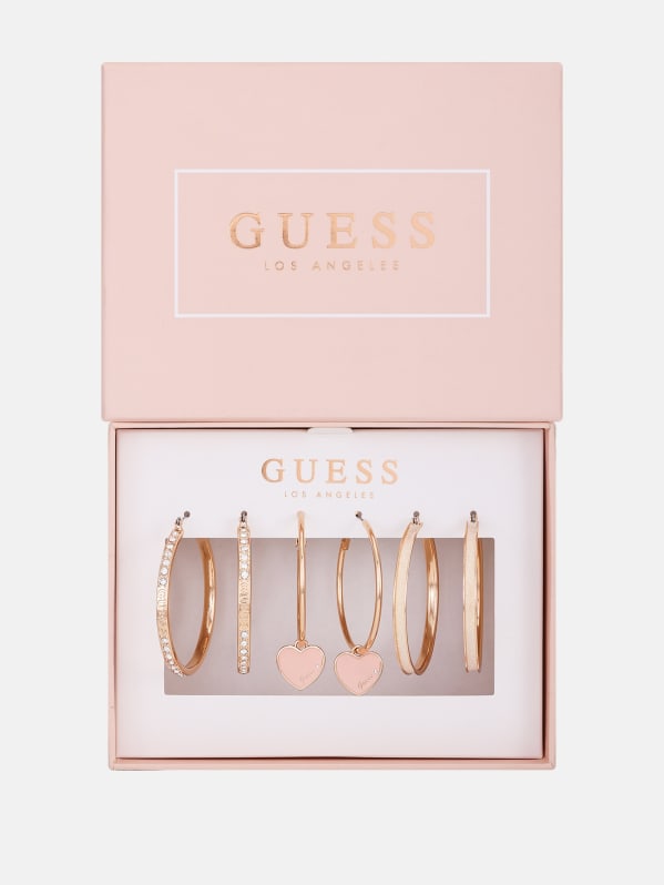 Guess shop earrings set