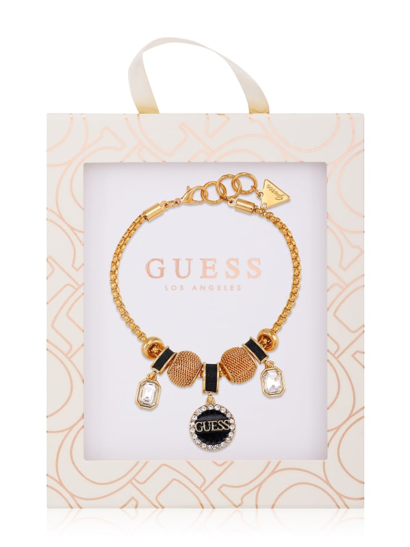 Gold Tone Logo Bracelet Box Set GUESS Factory