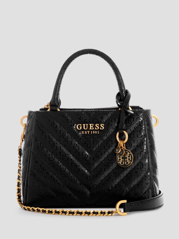 Jania Quilted Small Girlfriend Satchel GUESS