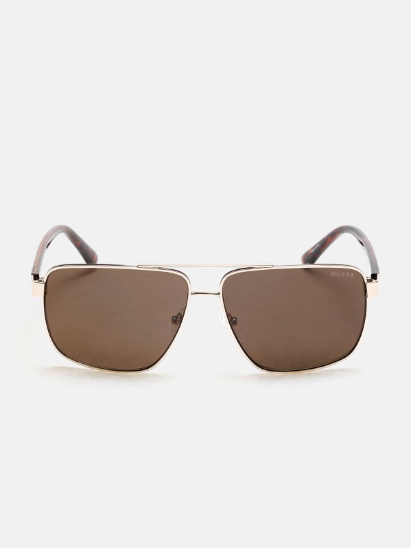 Buy GUESS Unisex Full Rim Metal Pilot Sunglasses