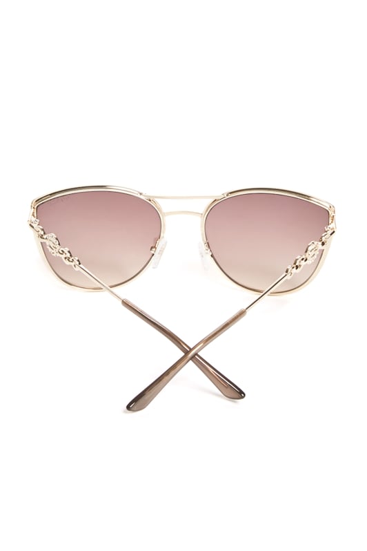 Guess cat eye glasses top