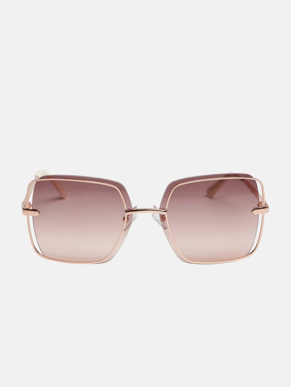 Guess rimless sunglasses hotsell