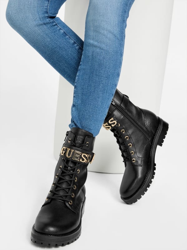 Factory Avarry Utility Booties Black 5.5
