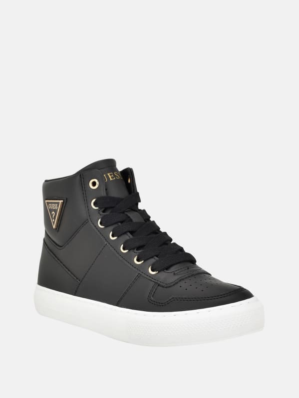 Guess high top best sale sneakers