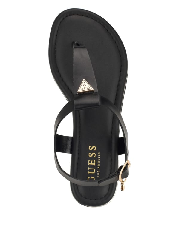 Factory Dorrys T strap Sandals Black 8