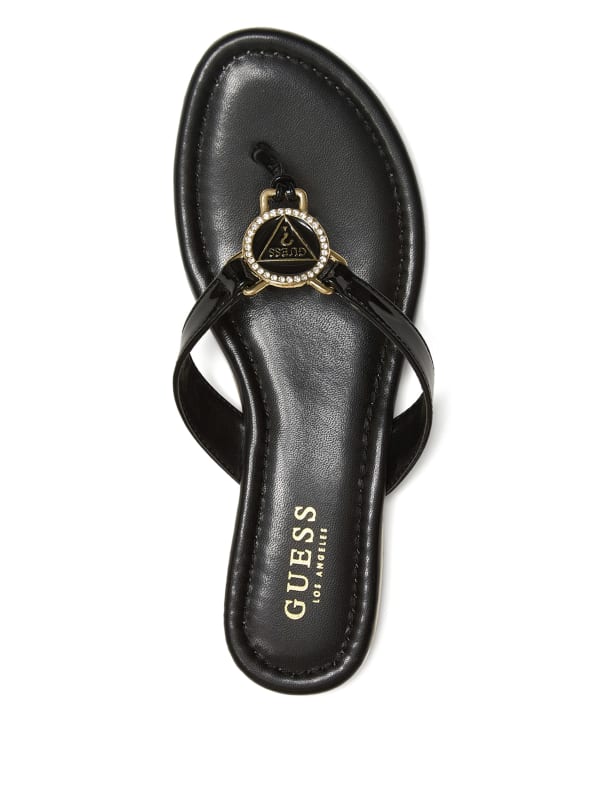 Guess flip flops with rhinestones discount