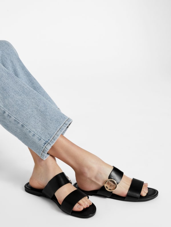 Band slide sandals shop