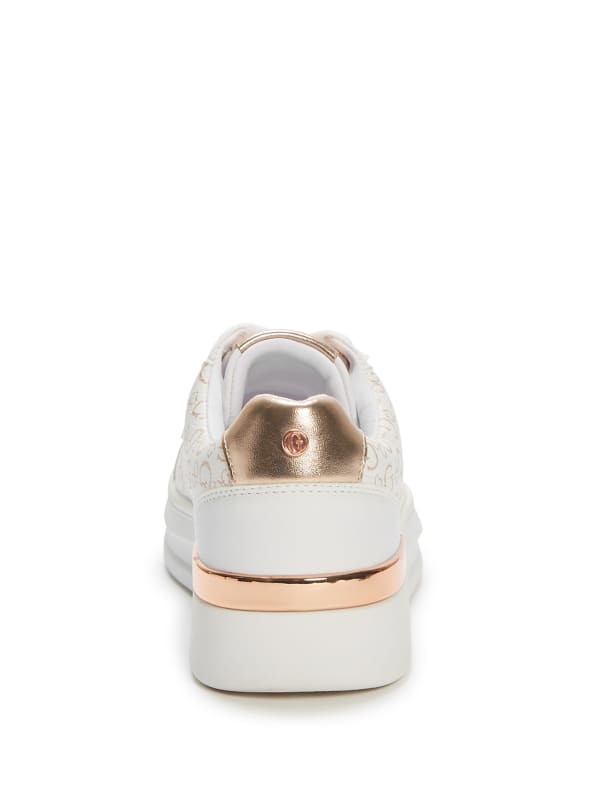 Guess sneakers rose gold shop