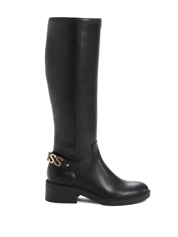 Factory Padmaa Riding Boots Black 5.5