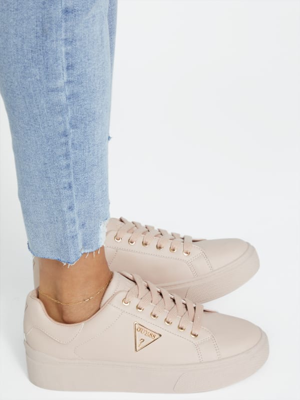 Factory Perhaps Low top Platform Sneakers Pink 6.5