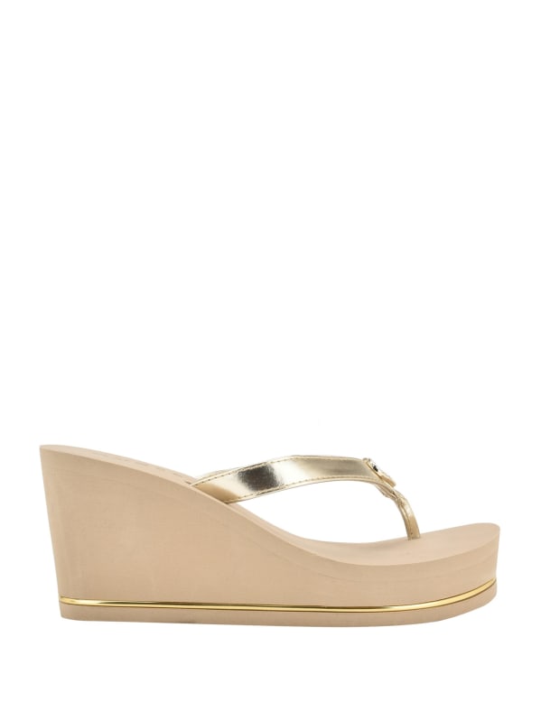 Guess wedge new arrivals thong sandals