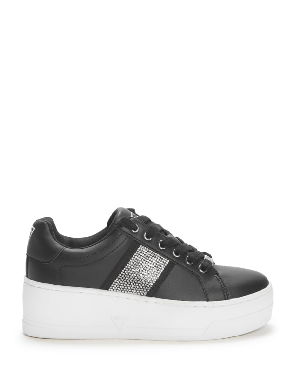 Songs Rhinestone Platform Sneakers GUESS Factory