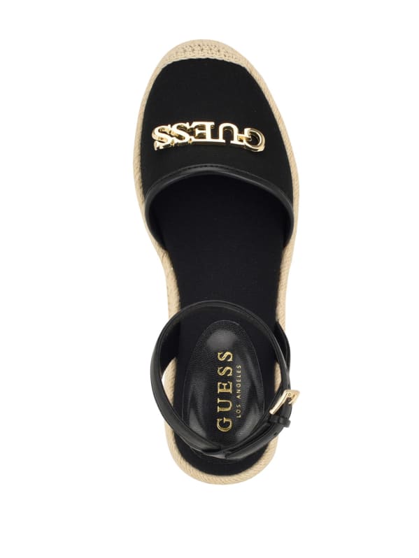 Guess black espadrilles store