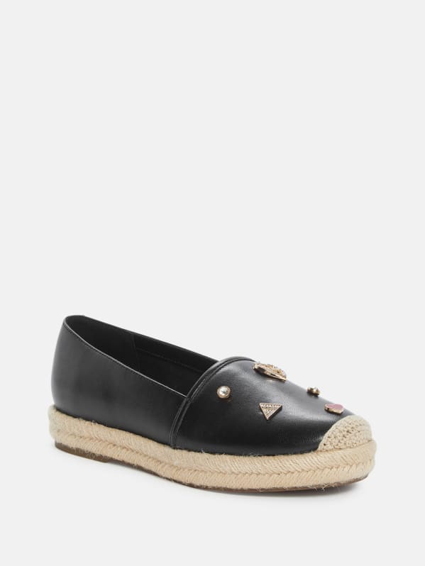 Guess black espadrilles new arrivals