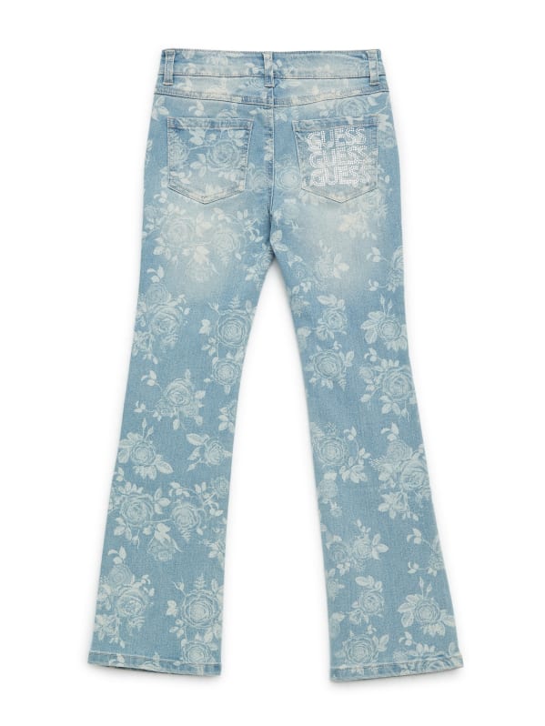 Guess floral jeans top