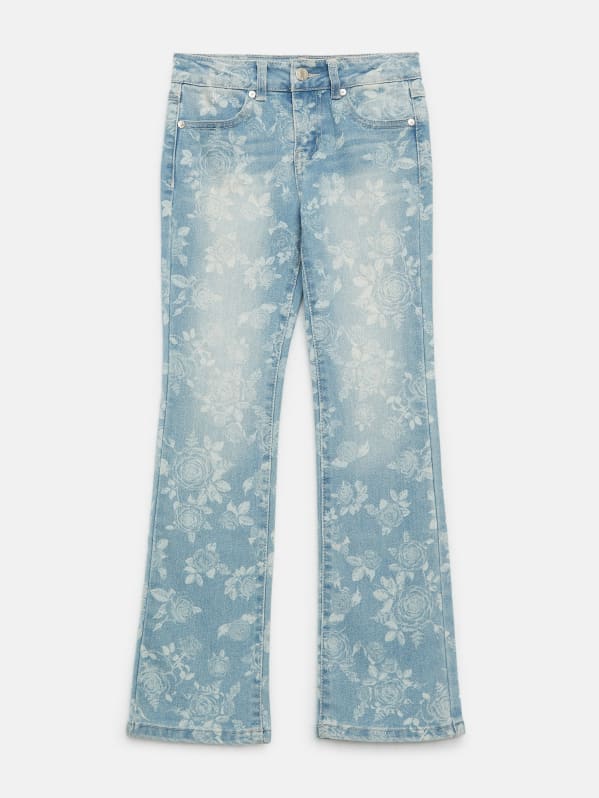 Free people floral hotsell jeans