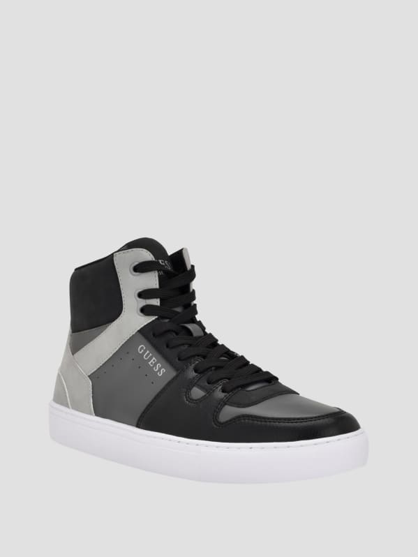 Hugo boss high deals top shoes