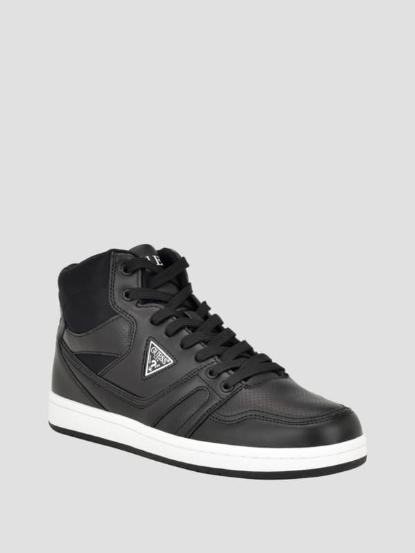 HIGH TOP SNEAKERS - Black