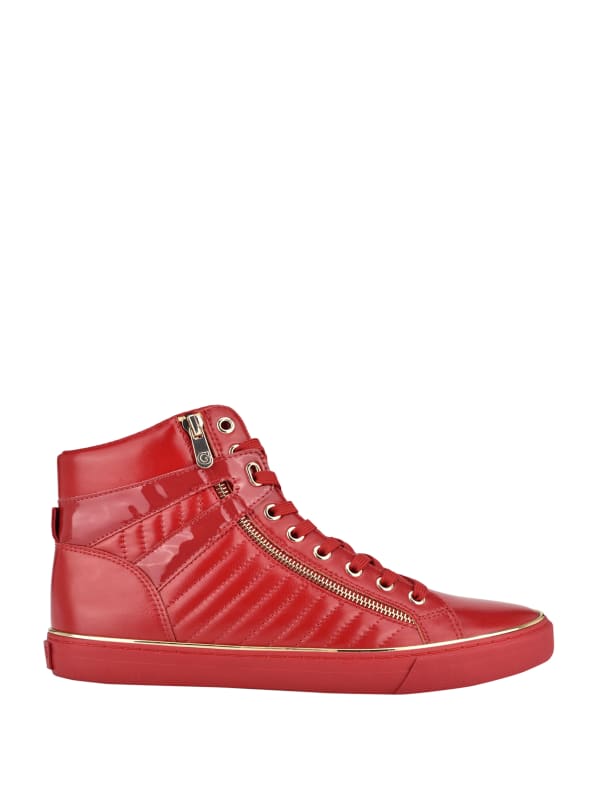 GUESS Men's Melo Hi Top Sneakers - Macy's