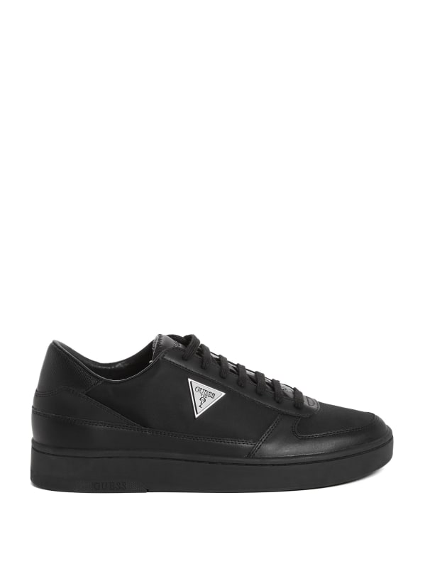 Guess slip on sneakers black sale