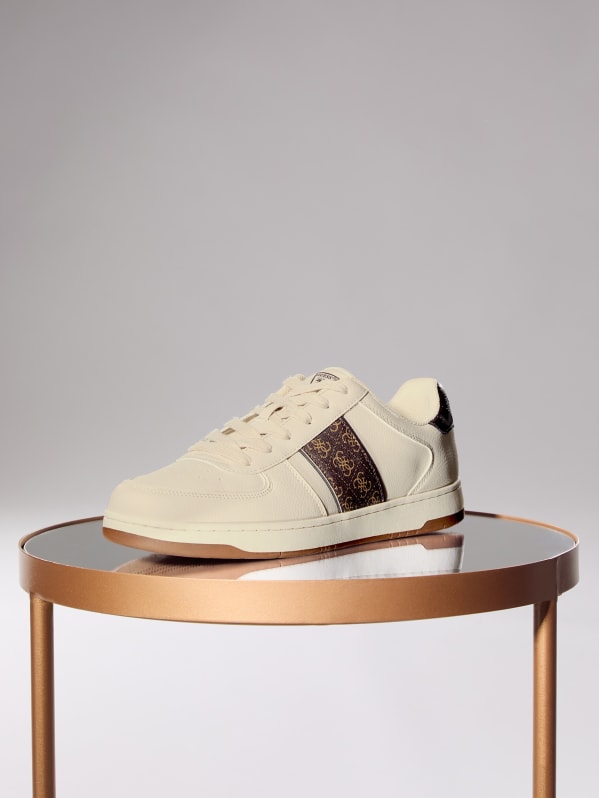 Guess beige sneakers hot sale