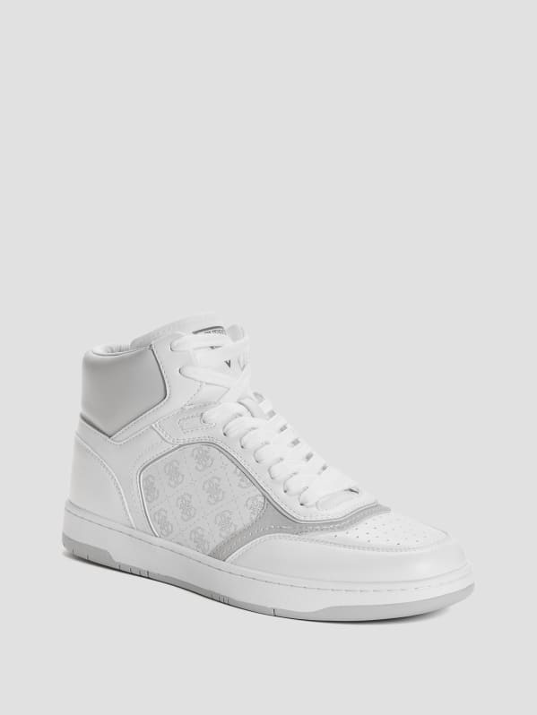 Guess men's white sneakers sale