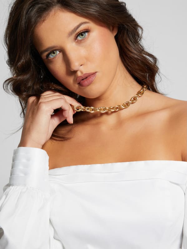 Guess chunky chain necklace hotsell