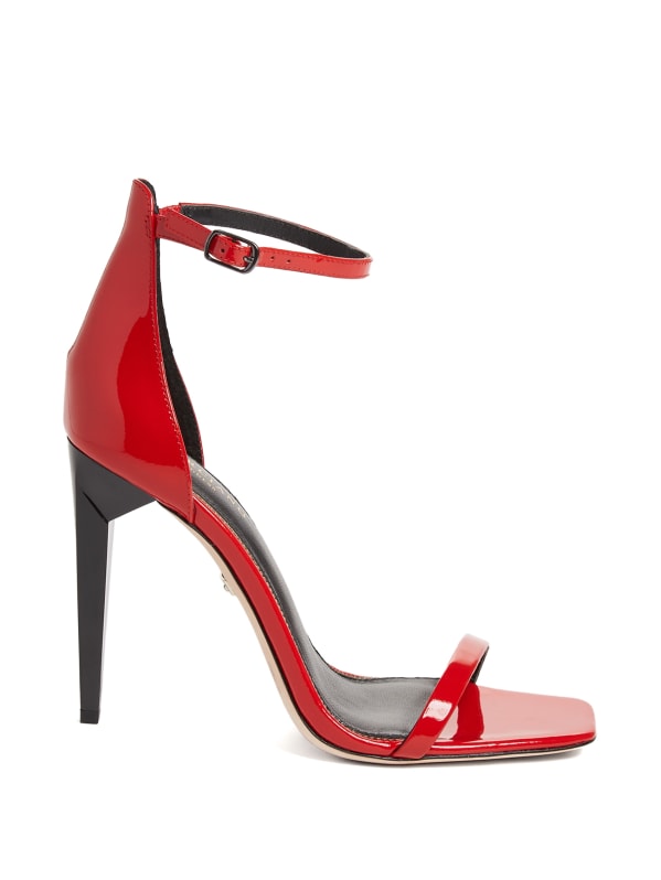 Guess red heels clearance